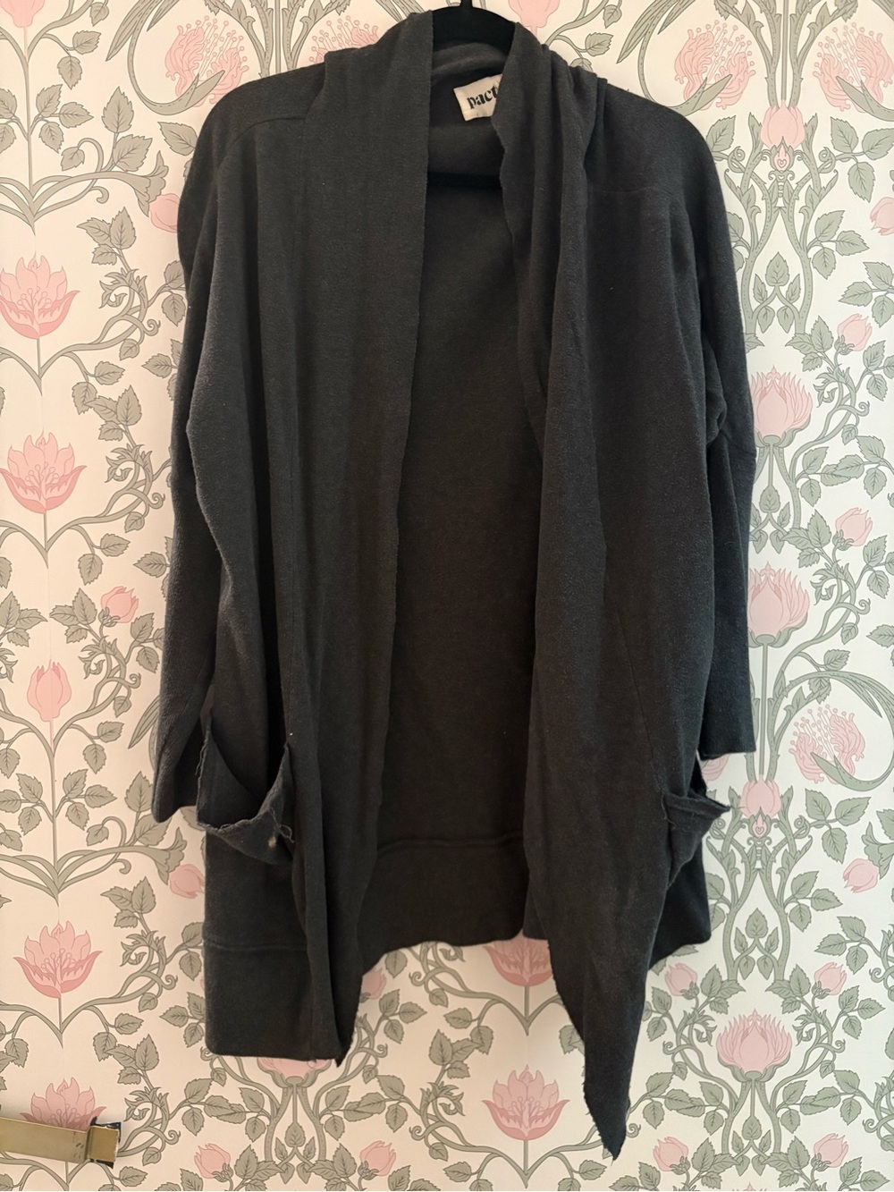 Dark gray Womens Cardigan Sweater